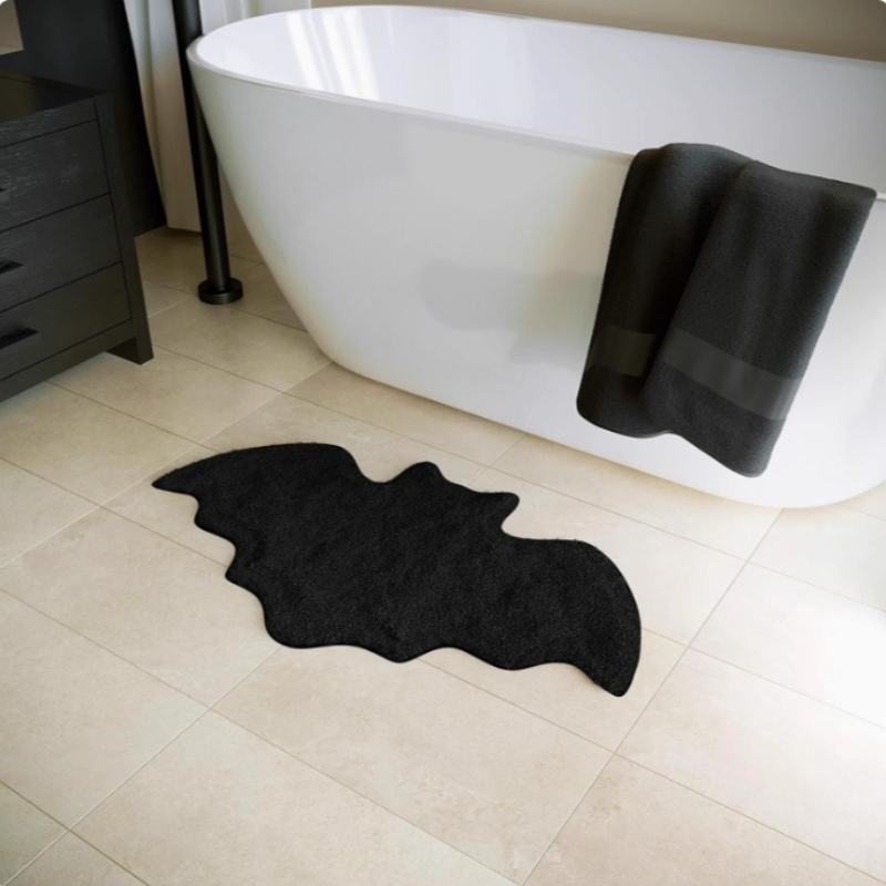 Black Halloween Bat Rug Non Sl – обзор и цена Outdoor Camping Kitchen Setup