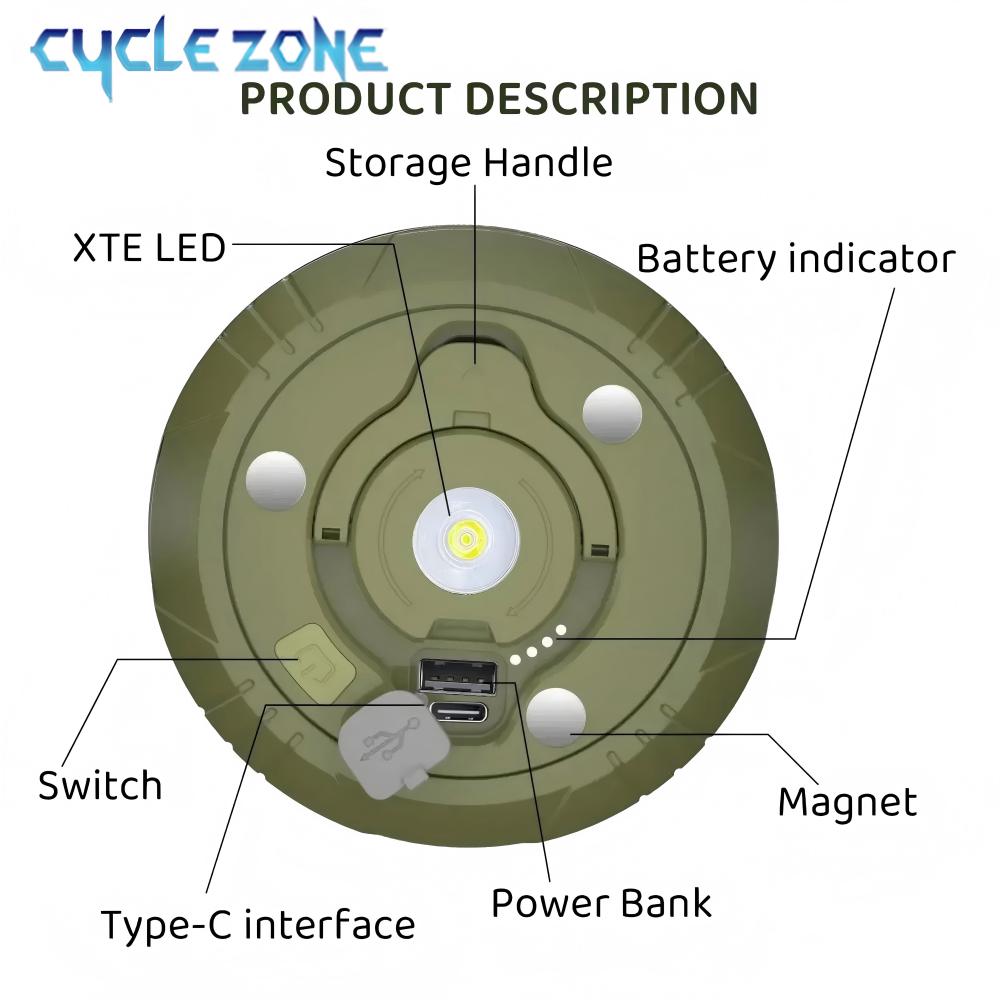LED Camping Lamp with Reel Str – обзор и цена Outdoor Camping Zone