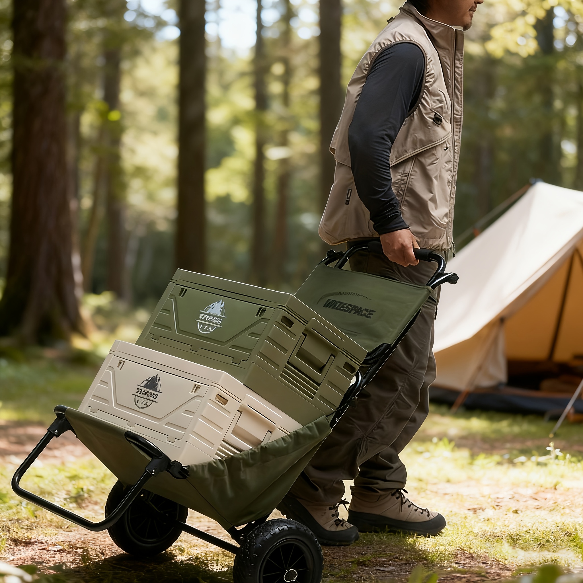 Camping Storage Box with Foldi – обзор и цена Outdoor Camping Table