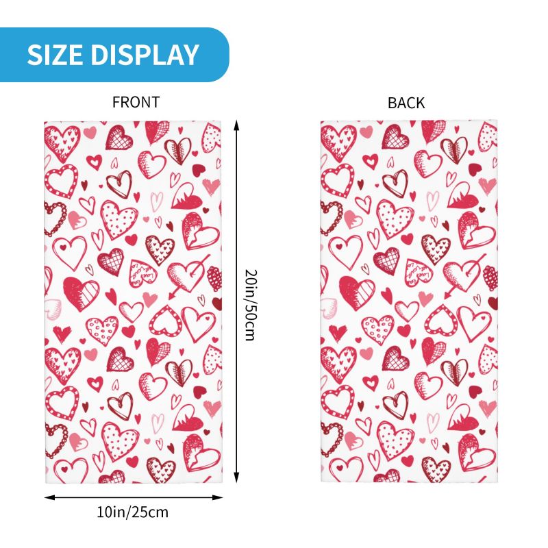 Pink Red Love Hearts Bandana N – обзор и цена Outdoor Camping Youtube