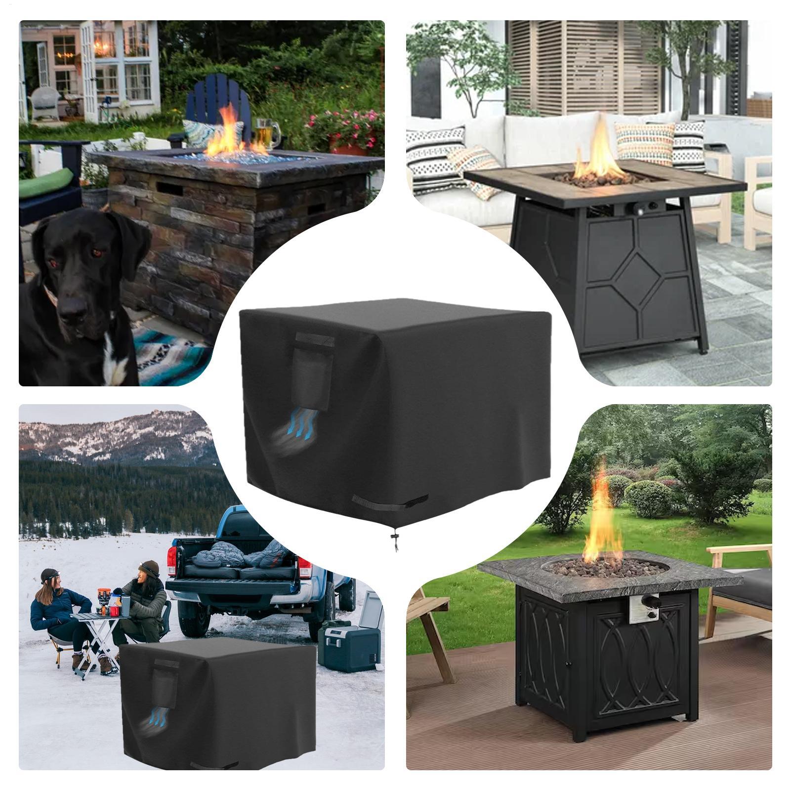Fire Pit Cover Square 30 Inch  – обзор и цена Outdoor Camping Table