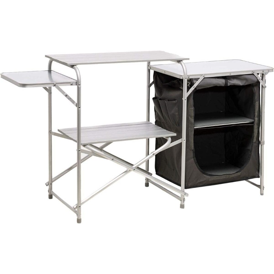 Deluxe Roll Top Kitchen Table  – обзор и цена Outdoor Camping Kitchen Setup