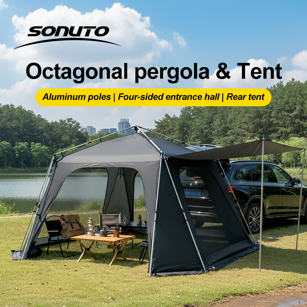 Sonuto Octagonal Instant Cabin – обзор и цена Outdoor Camping Automatic Quick Opening Tent