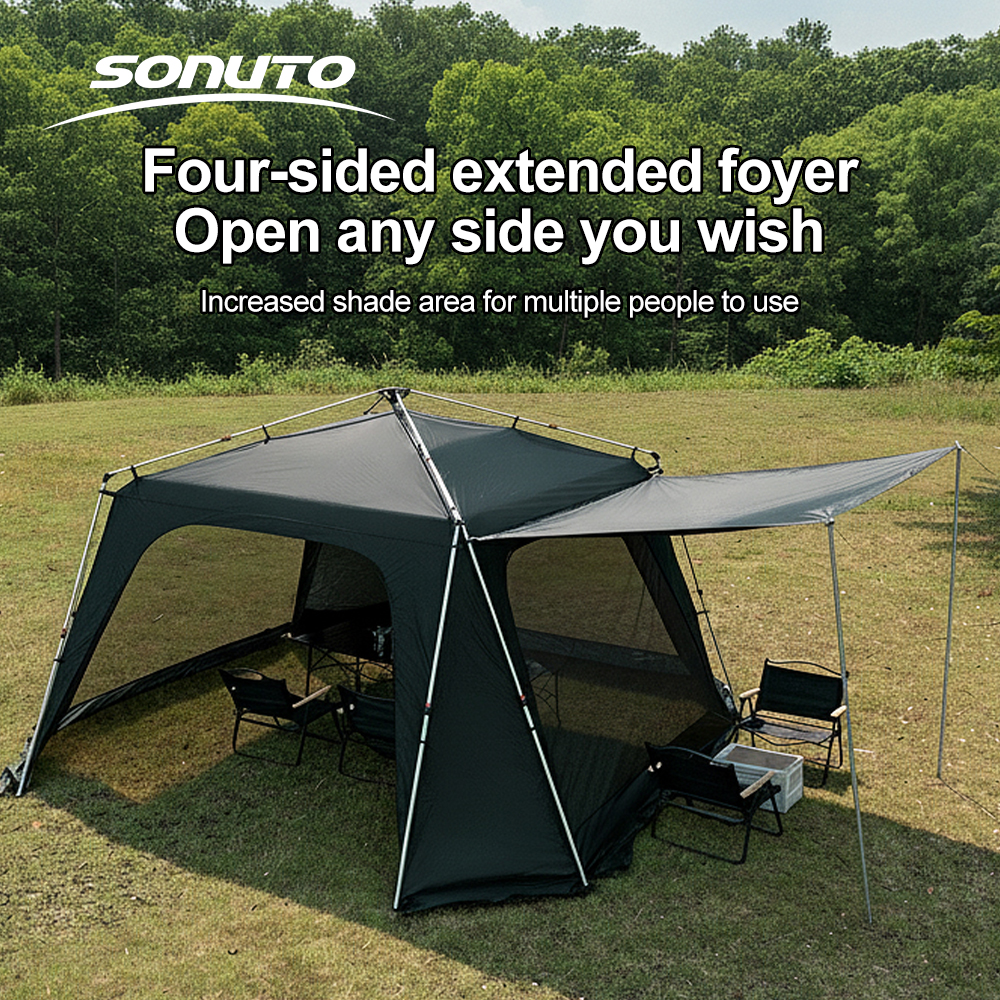 Sonuto Octagonal Instant Cabin – обзор и цена Outdoor Camping Automatic Quick Opening Tent