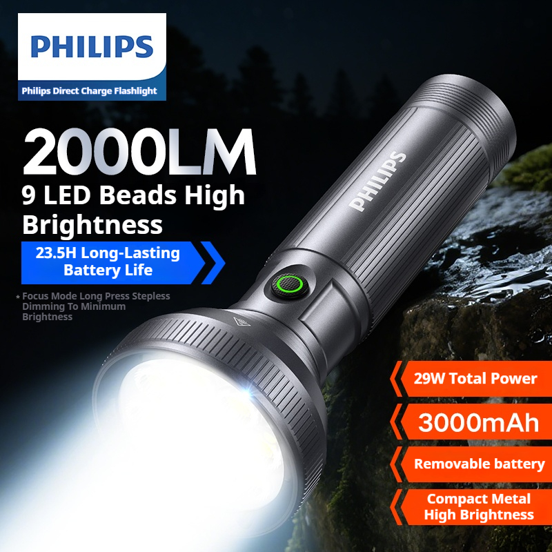 PHILIPS 2025 New 9 Lamp Beads  – обзор и цена Outdoor Camping Lampe
