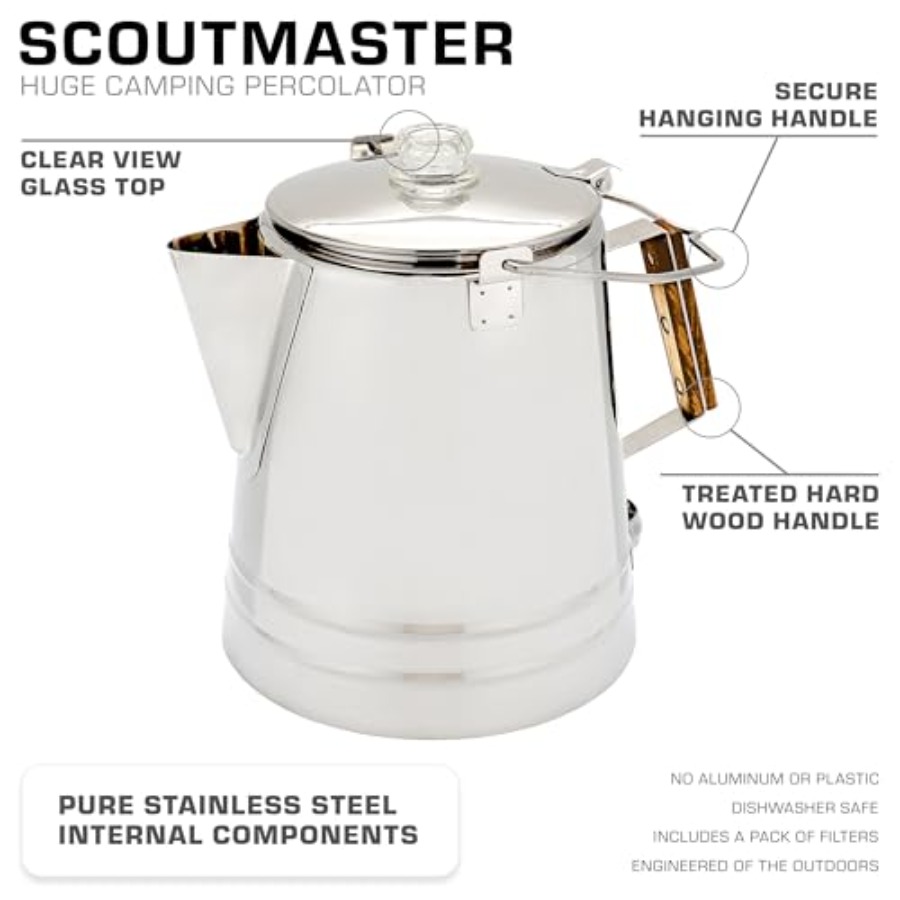 Camping coffee percolator stai – обзор и цена Camp Percolator Coffee