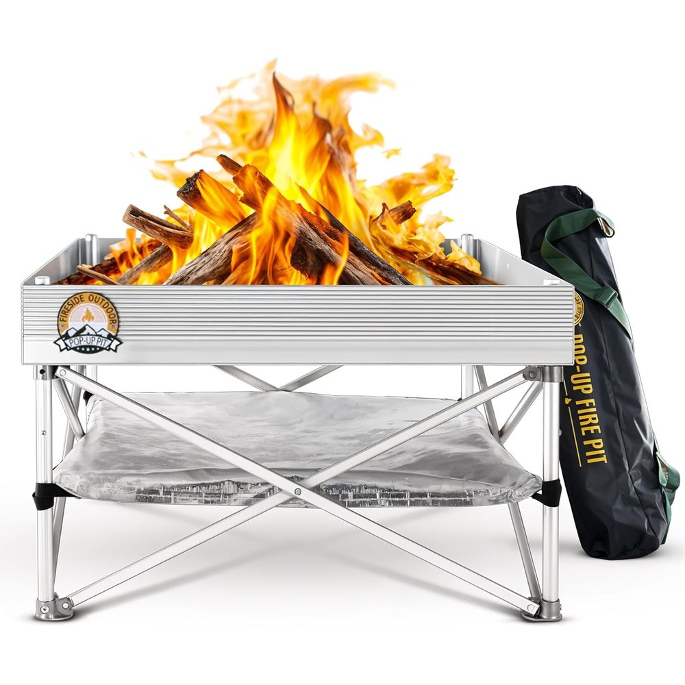 Portable Outdoor Fire Pit for  – обзор и цена Outdoor Camping Grill