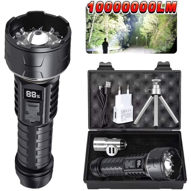 COB LED Flashlight Rechargeabl – обзор и цена Outdoor Camping Lampe