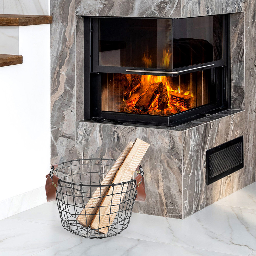 Large Round Iron Firewood Stor – обзор и цена Outdoor Camping Bin