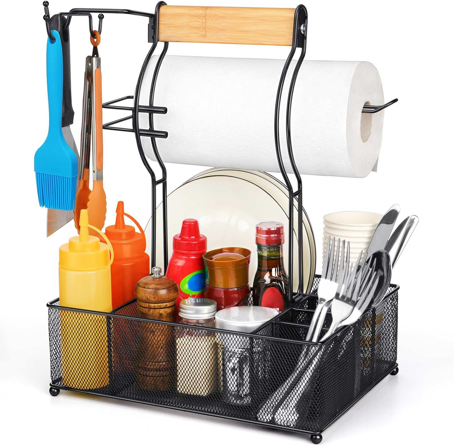 BBQ Caddy with Paper Towel Hol – обзор и цена Outdoor Camping Utensils