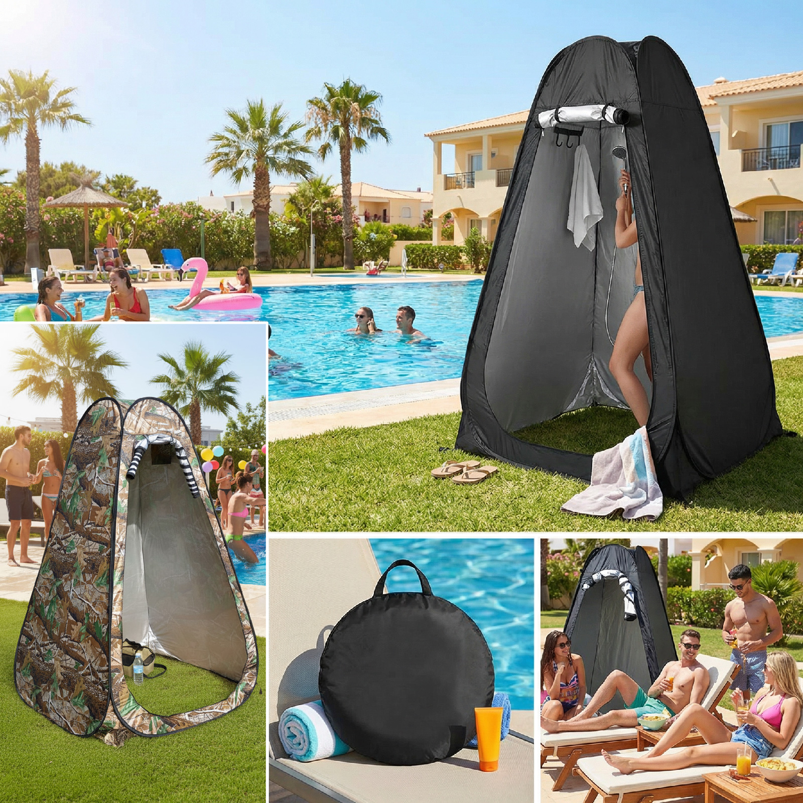 Portable Pop-Up Privacy Tent f – обзор и цена Outdoor Camping Tent Waterproof