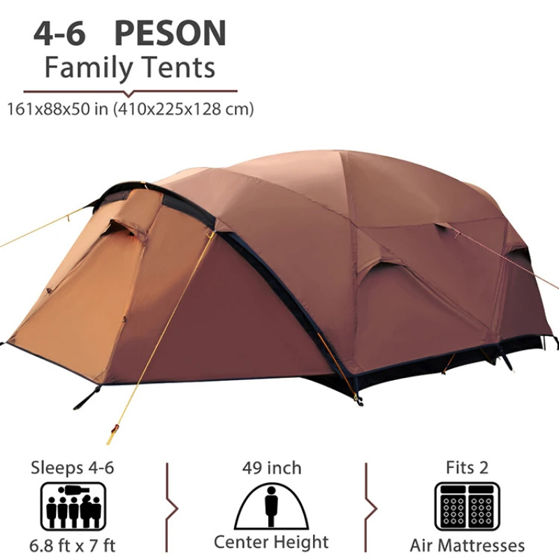 High Quality Luxury 4 Person 2 – обзор и цена Outdoor Camping Tent Waterproof