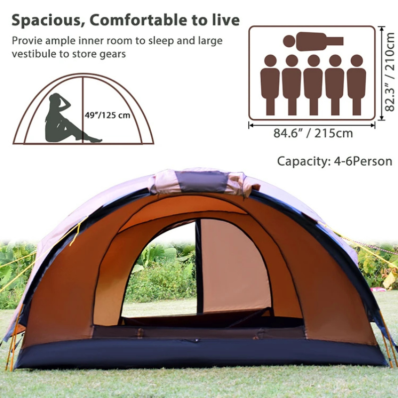 High Quality Luxury 4 Person 2 – обзор и цена Outdoor Camping Tent Waterproof