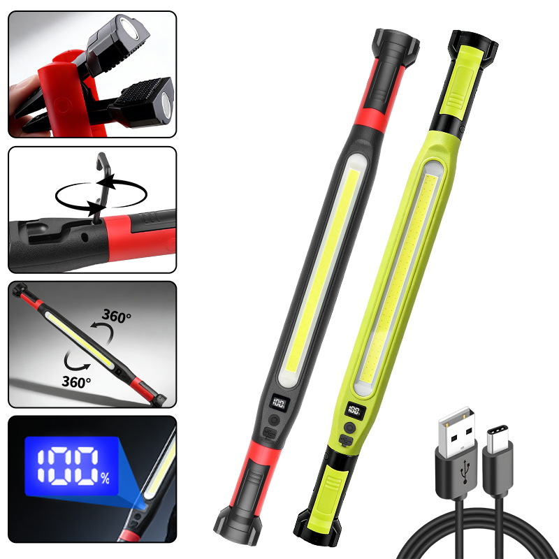 COB Work Light Type‑C Recharge – обзор и цена Outdoor Camping Lampe