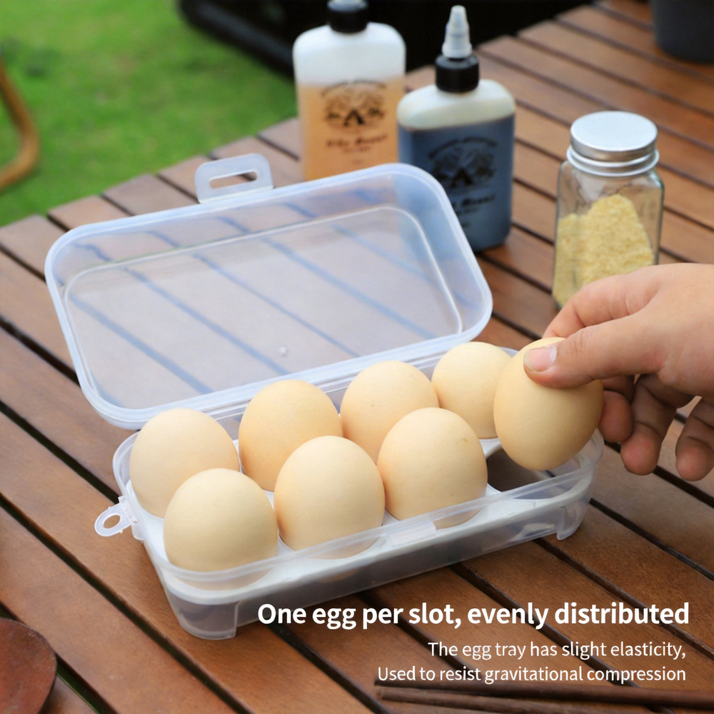 Portable Egg Holder Box Shockp – обзор и цена Outdoor Camping Bin