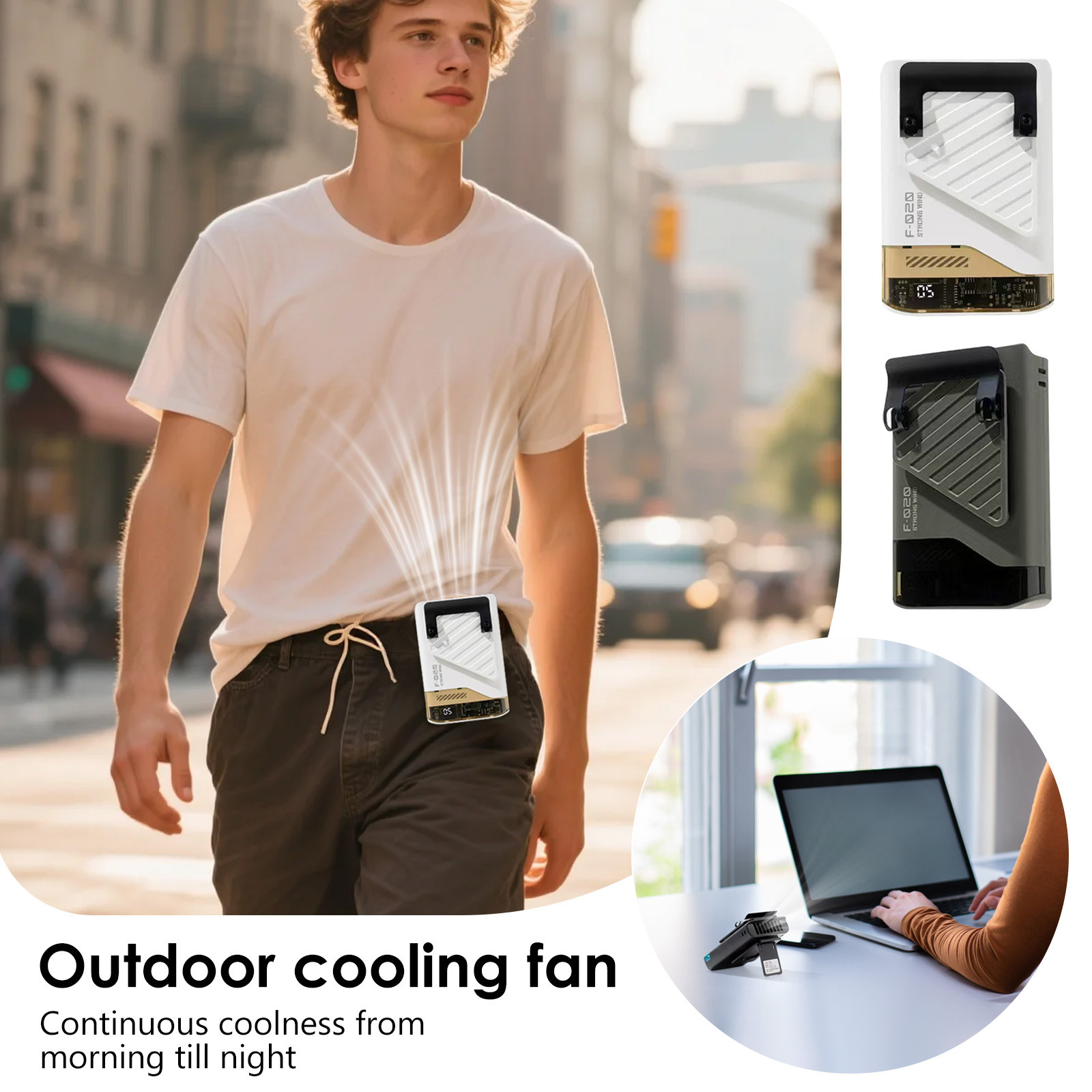 Portable Waist Fan Rechargeabl – обзор и цена Outdoor Camping Fans