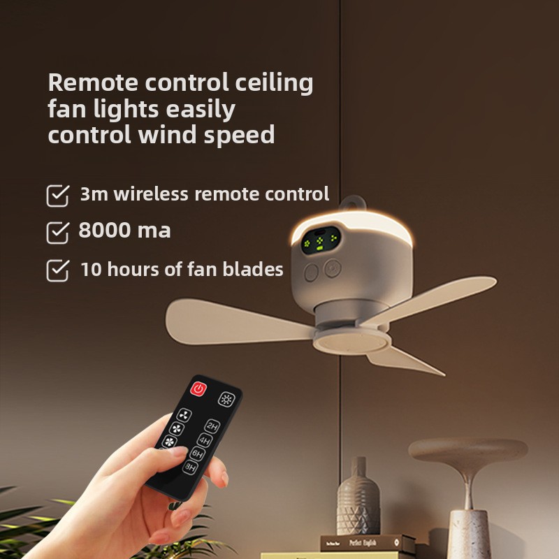 USB Rechargeable Wireless Remo – обзор и цена Outdoor Camping Fans