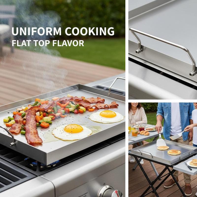 Flat Top Grill Plate 23x16 inc – обзор и цена Outdoor Camping Grill