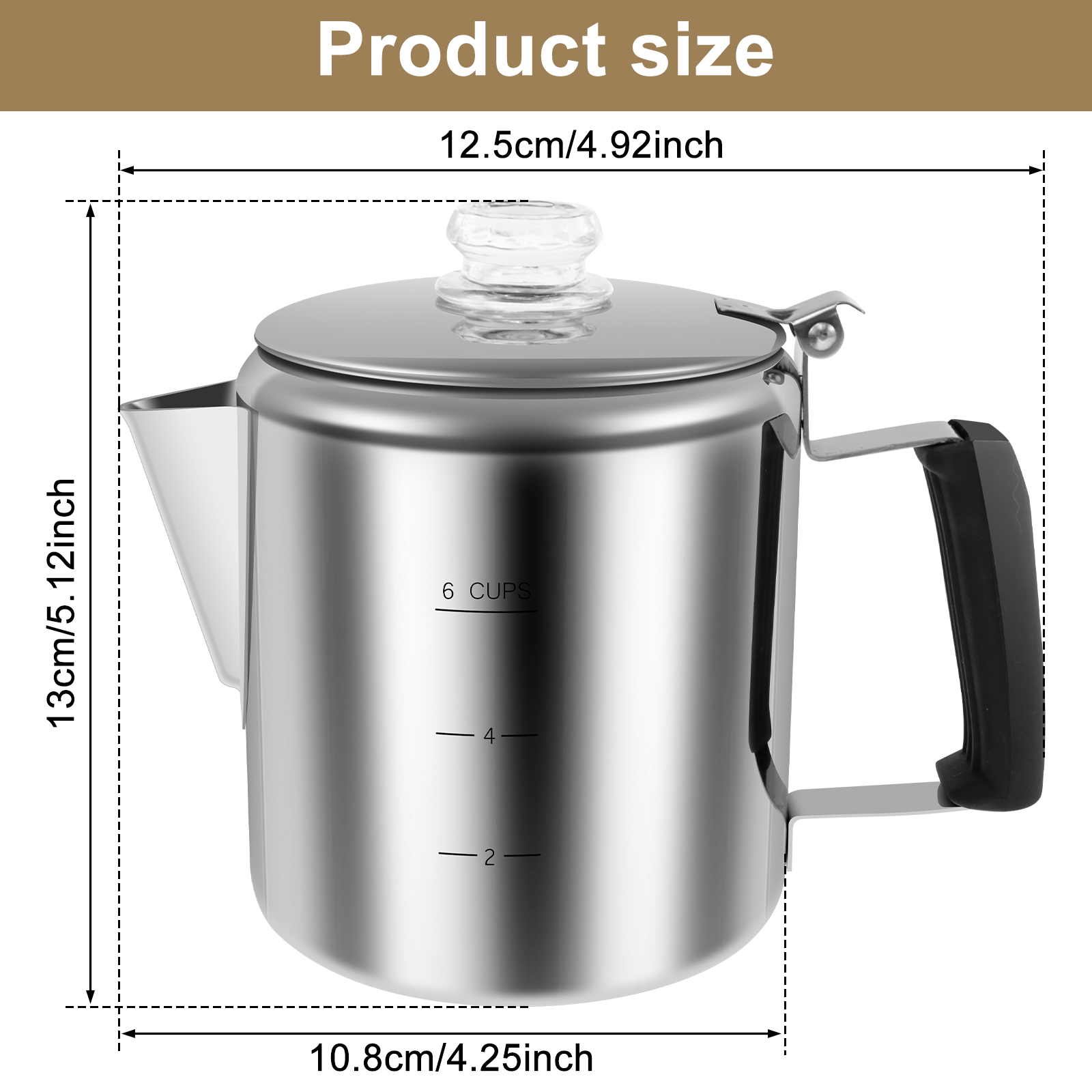 Stainless Steel Coffee Percola – обзор и цена Camp Percolator Coffee
