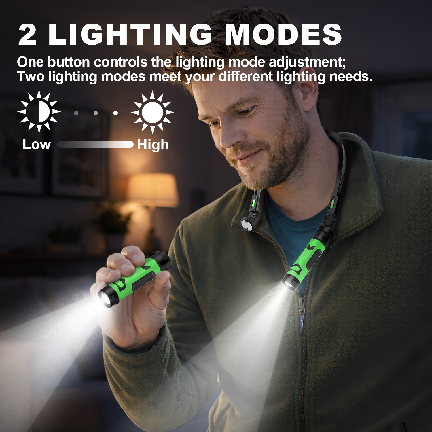 USB Rechargeable LED Neck Ligh – обзор и цена Outdoor Camping Lampe