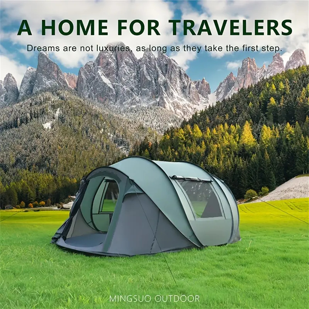 5-8 people quick opening hand  – обзор и цена Outdoor Camping Automatic Quick Opening Tent