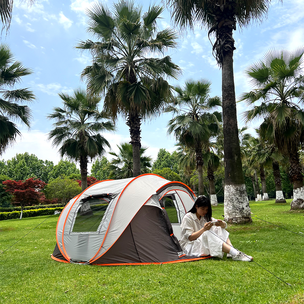 5-8 people quick opening hand  – обзор и цена Outdoor Camping Automatic Quick Opening Tent