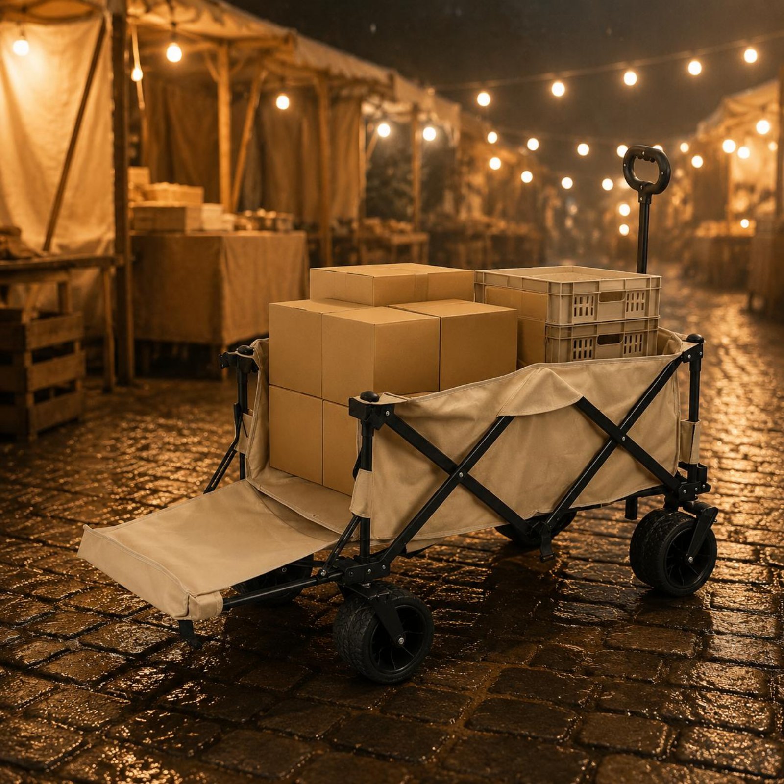 Wagon Table Vehicle Large Capa – обзор и цена Outdoor Camping Vehicle Wagon