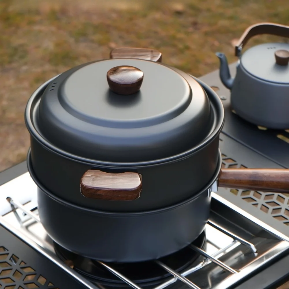 3L Camping Cooking Pot Set Alu – обзор и цена Outdoor Camping Utensils