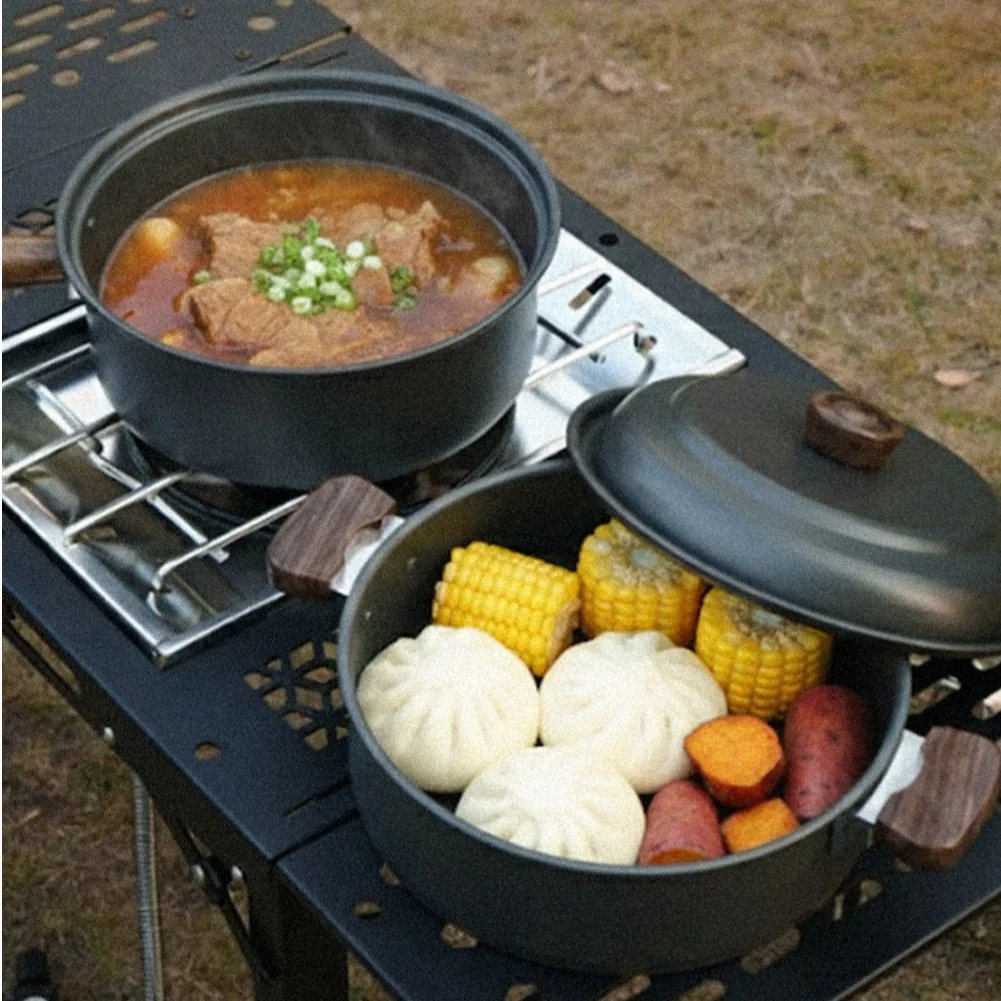 3L Camping Cooking Pot Set Alu – обзор и цена Outdoor Camping Utensils