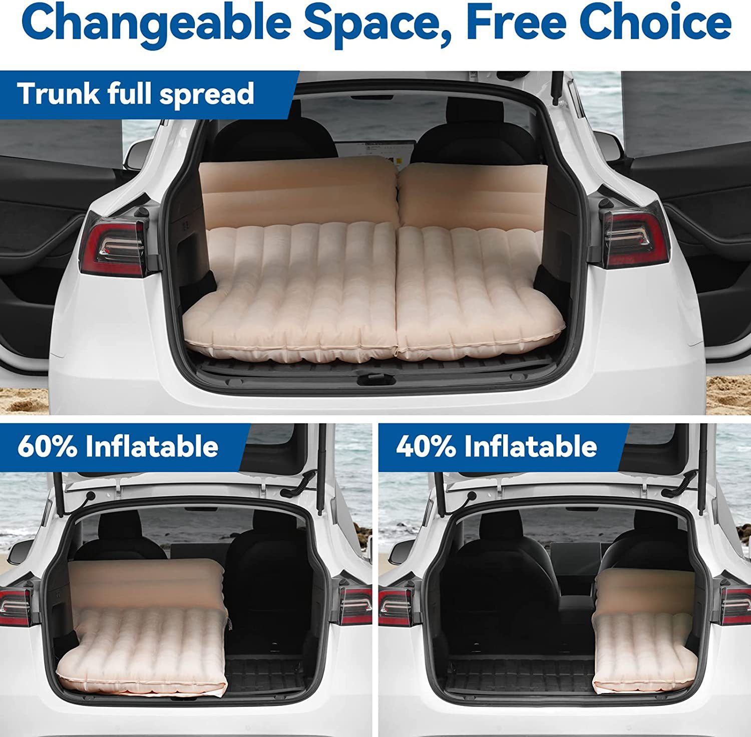 Car Inflatable Bed For Tesla M – обзор и цена Outdoor Camping Mattress