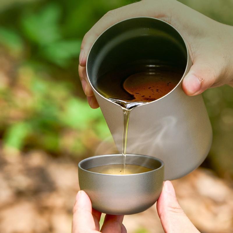 D2 Pure Titanium Double-layer  – обзор и цена Outdoor Camping Kettle