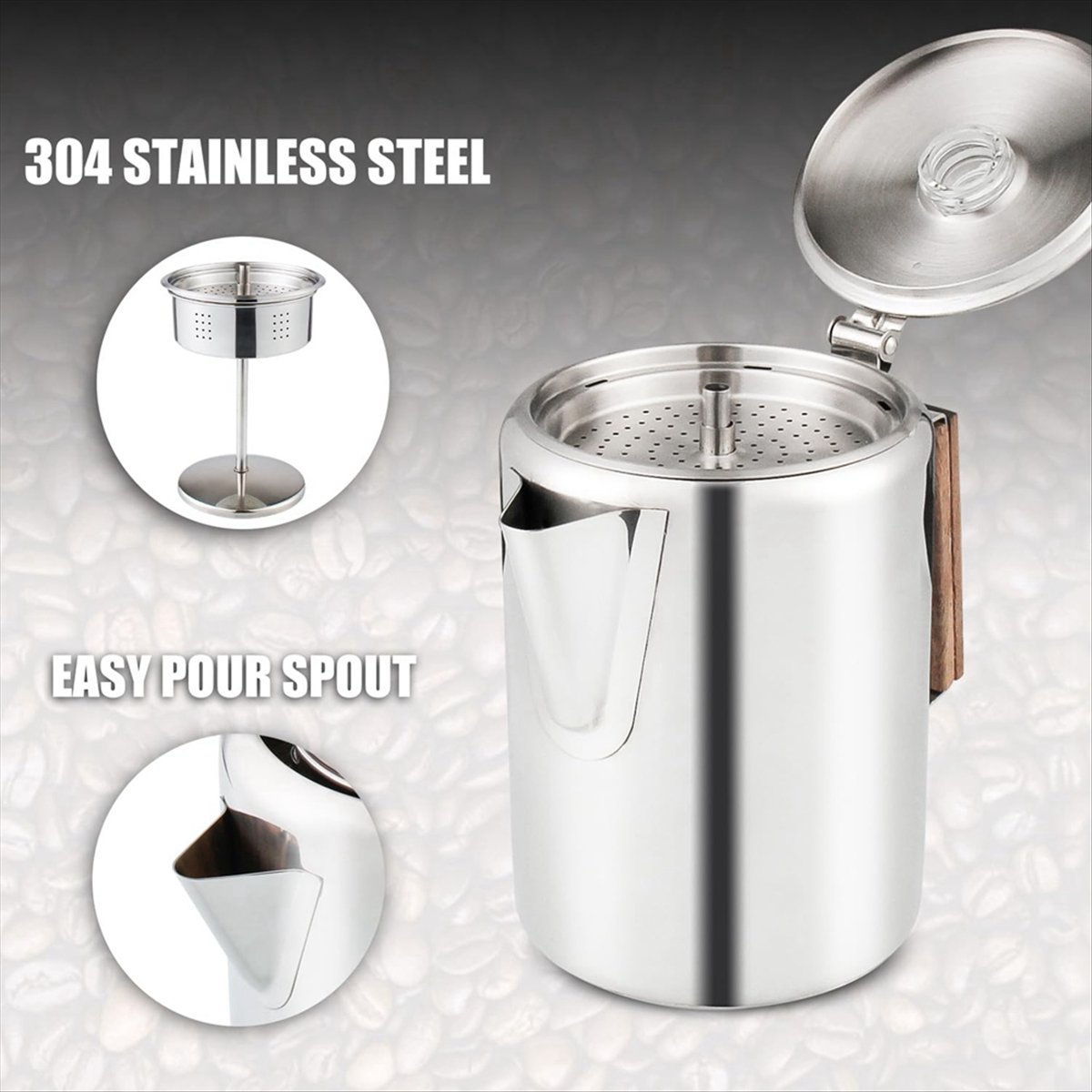 A56K Coffee Percolators Stovet – обзор и цена Camp Percolator Coffee