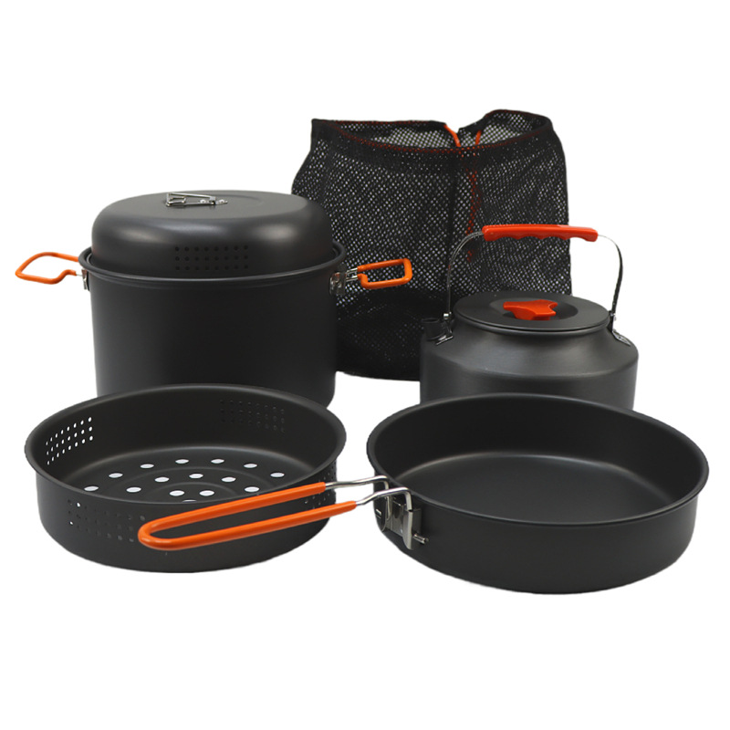 Outdoor Cookware Set Camping C – обзор и цена Outdoor Camping Kettle