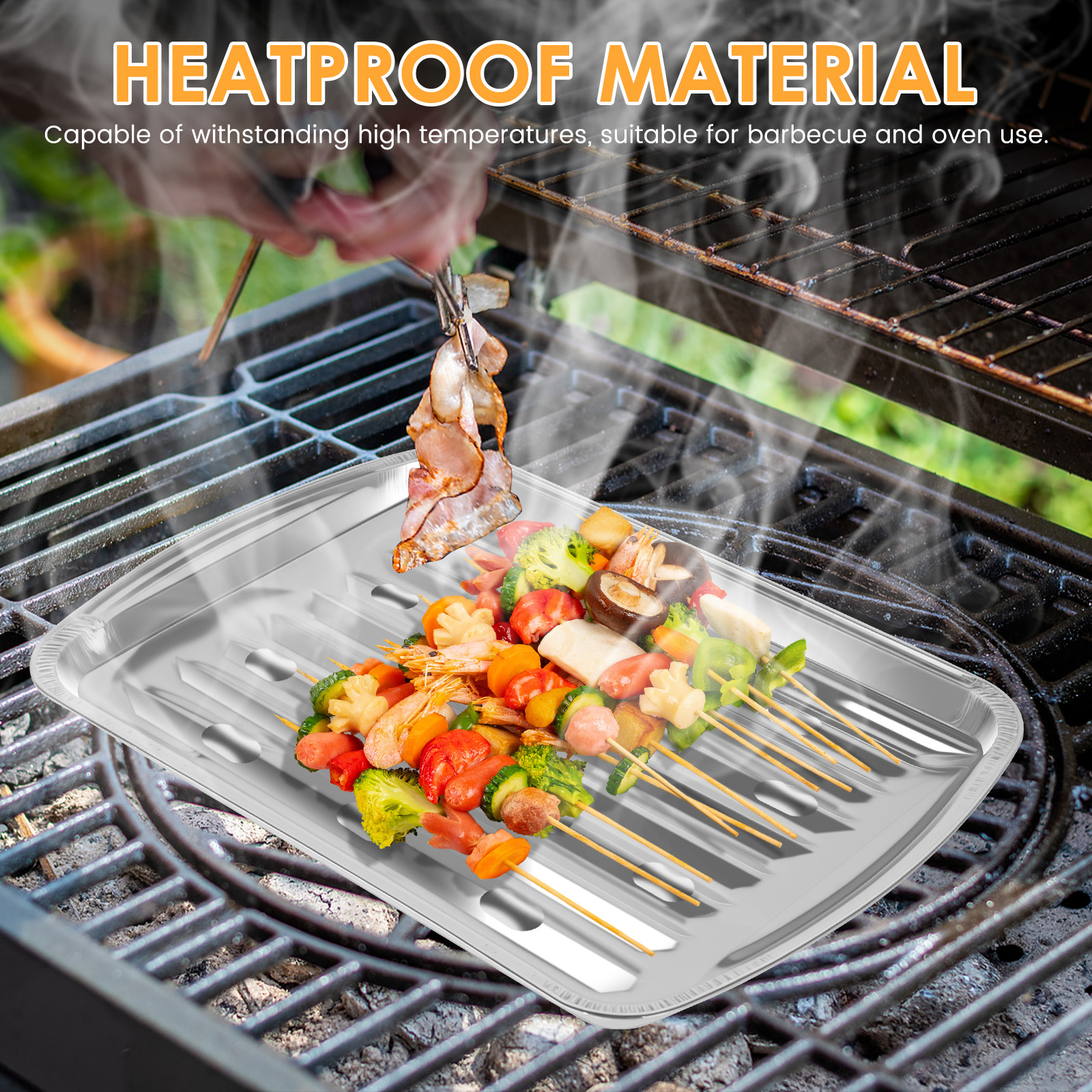 Aluminum Foil Trays Non-Stick  – обзор и цена Outdoor Camping Food