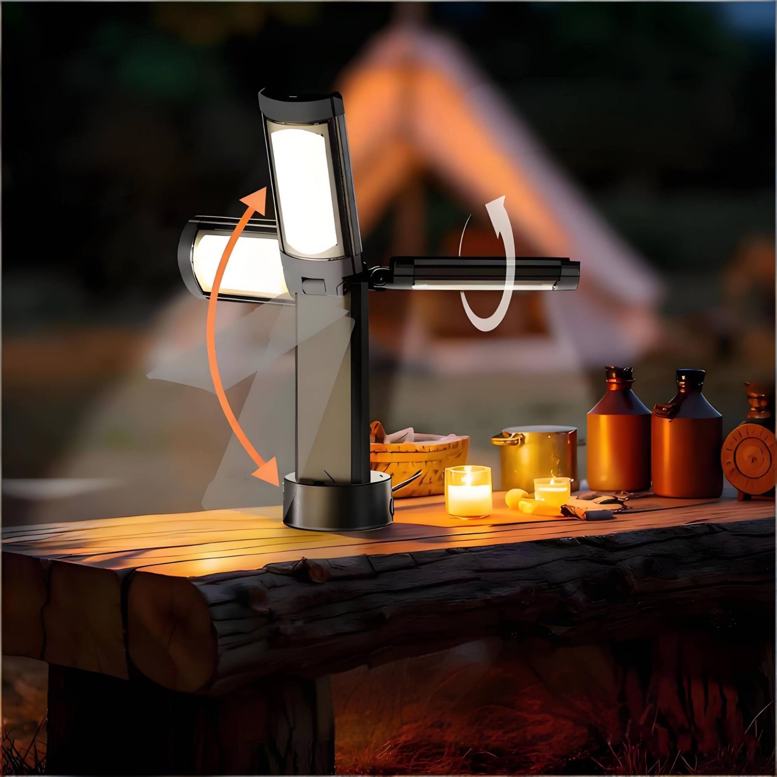 Telescopic Tent Lamp Adjustabl – обзор и цена Outdoor Camping Lampe