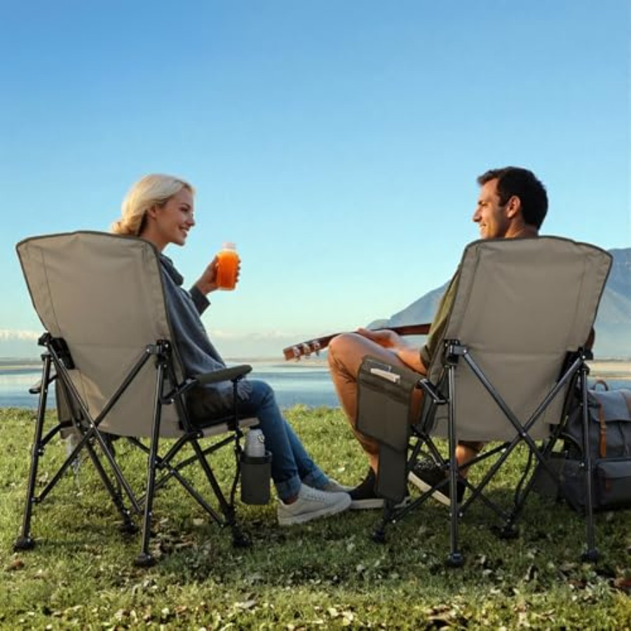 Heated Camping Chair with High – обзор и цена Outdoor Camping Zone