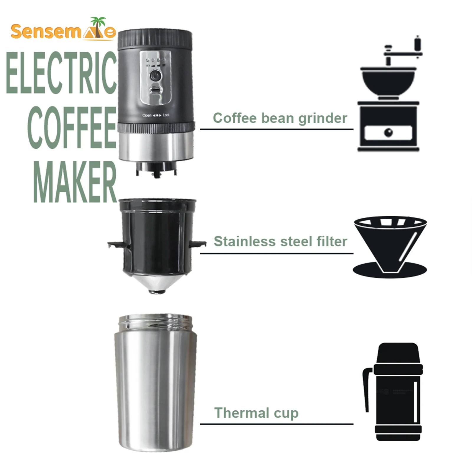 Portable Camping Coffee Set US – обзор и цена Outdoor Camping Kettle