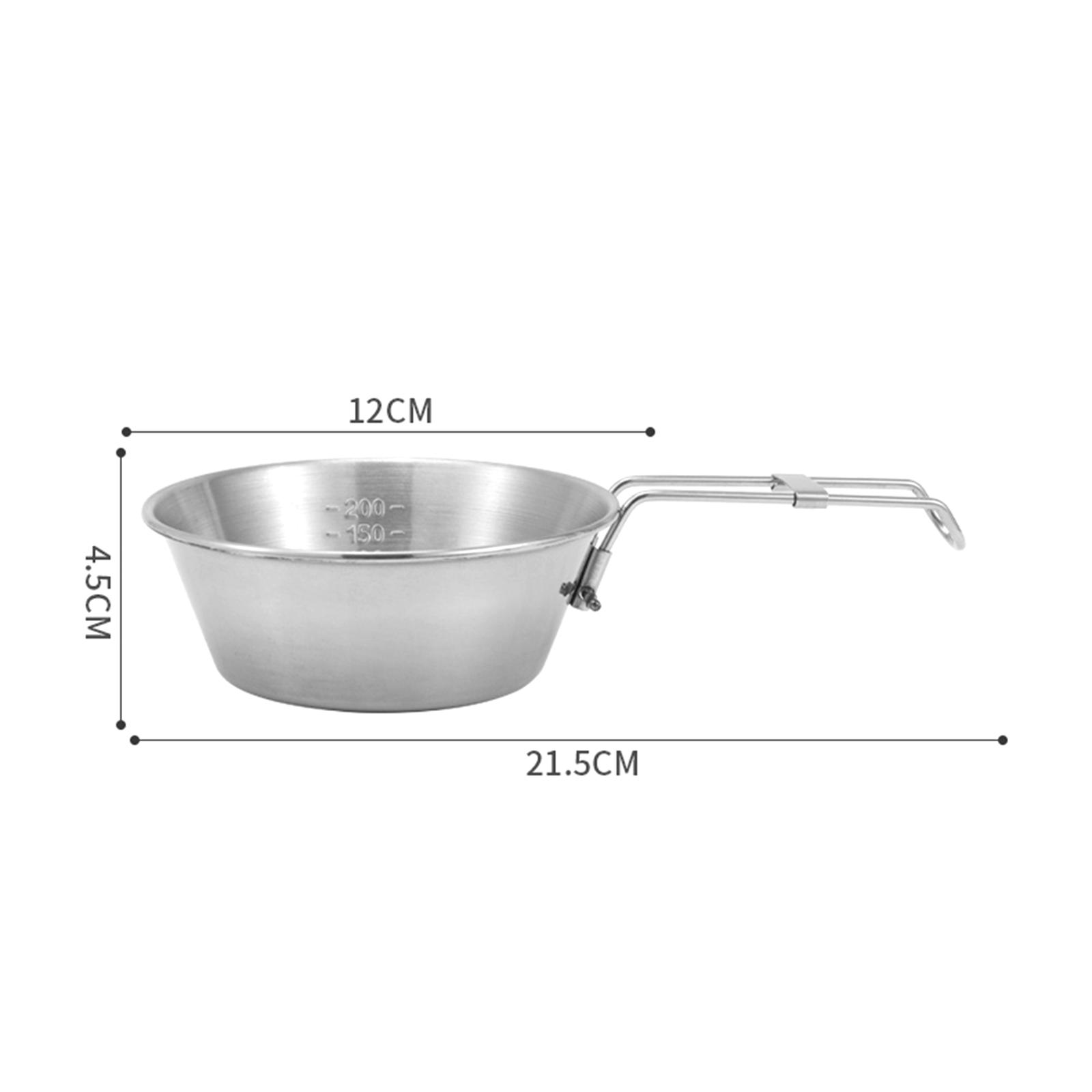 Stainless Steel Outdoor Bowl w – обзор и цена Outdoor Camping Utensils
