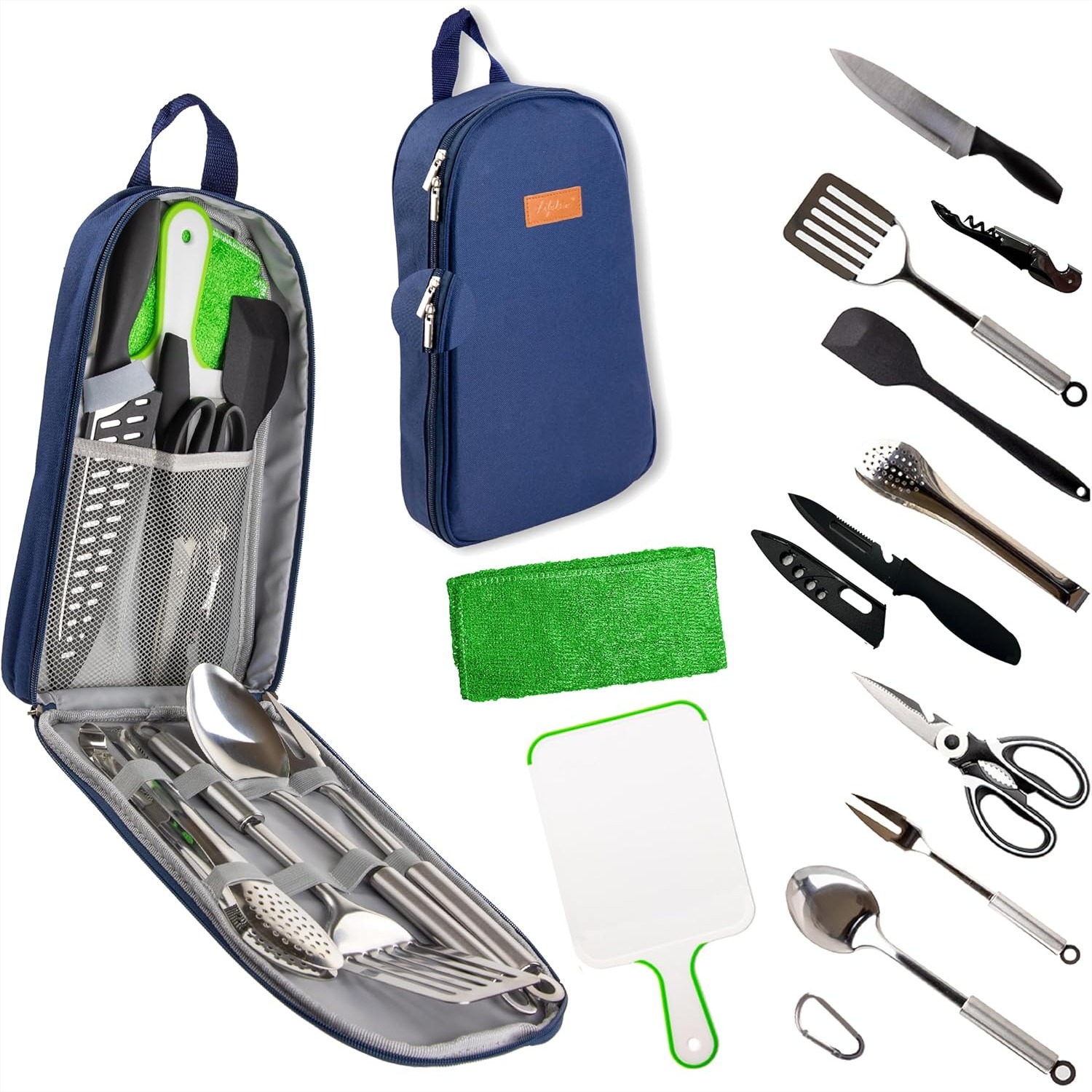 12 Pcs Camp Cooking Utensil Se – обзор и цена Outdoor Camping Utensils