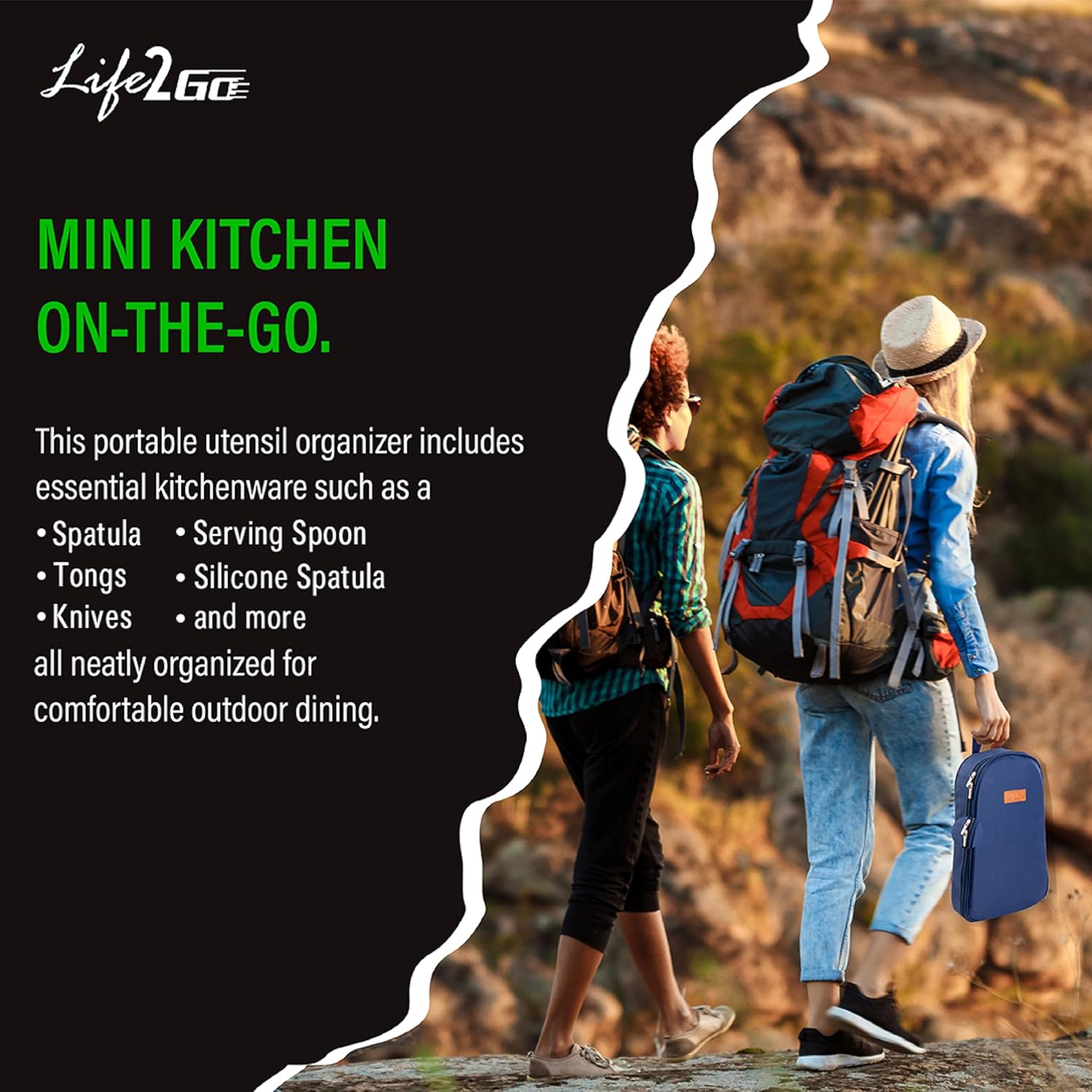 12 Pcs Camp Cooking Utensil Se – обзор и цена Outdoor Camping Utensils