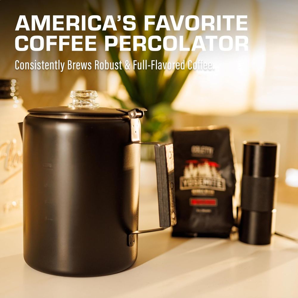 12-Cup Stainless Steel Percola – обзор и цена Camp Percolator Coffee