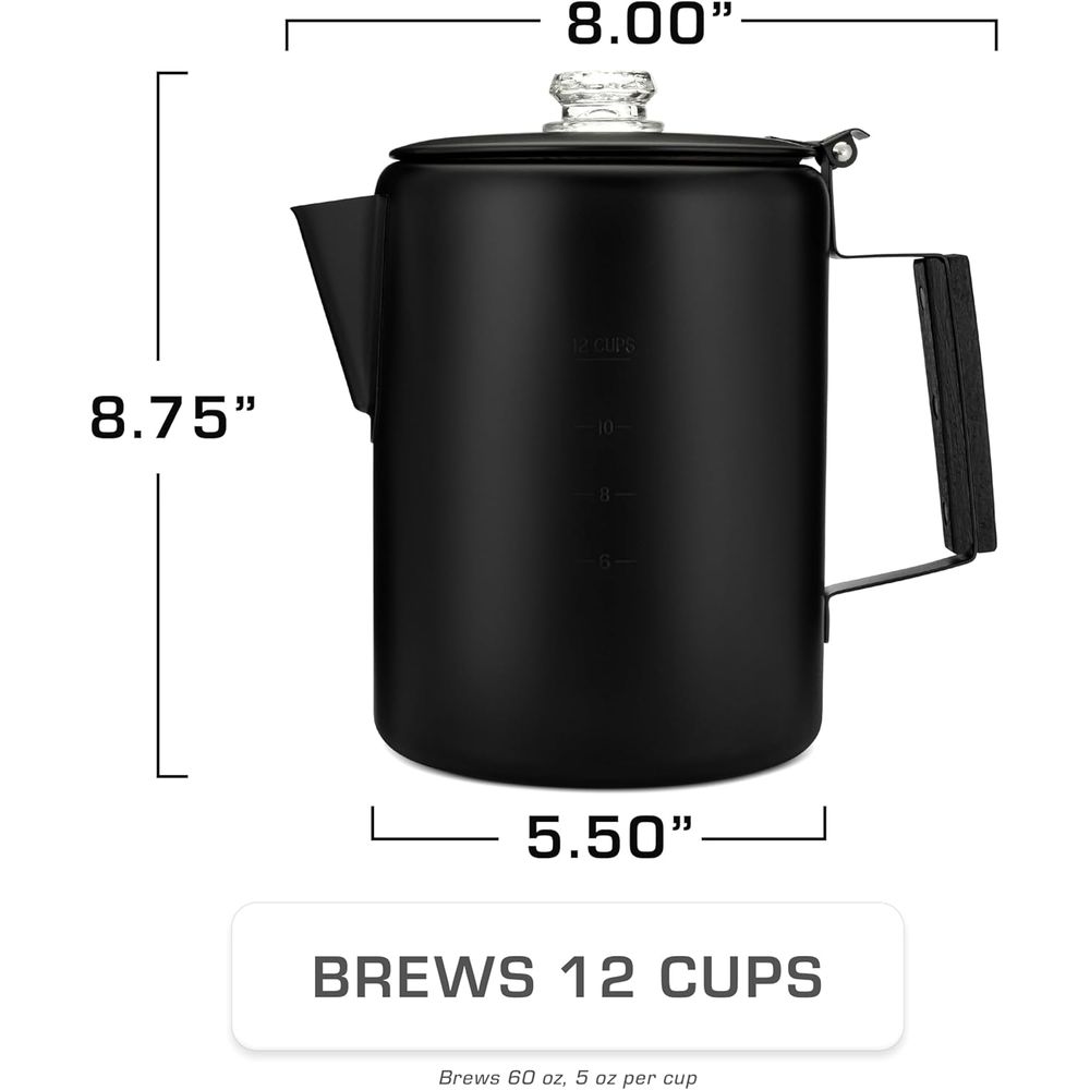 12-Cup Stainless Steel Percola – обзор и цена Camp Percolator Coffee
