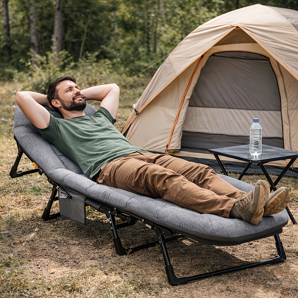 Portable Folding Camp Cot for  – обзор и цена Outdoor Camping Mattress
