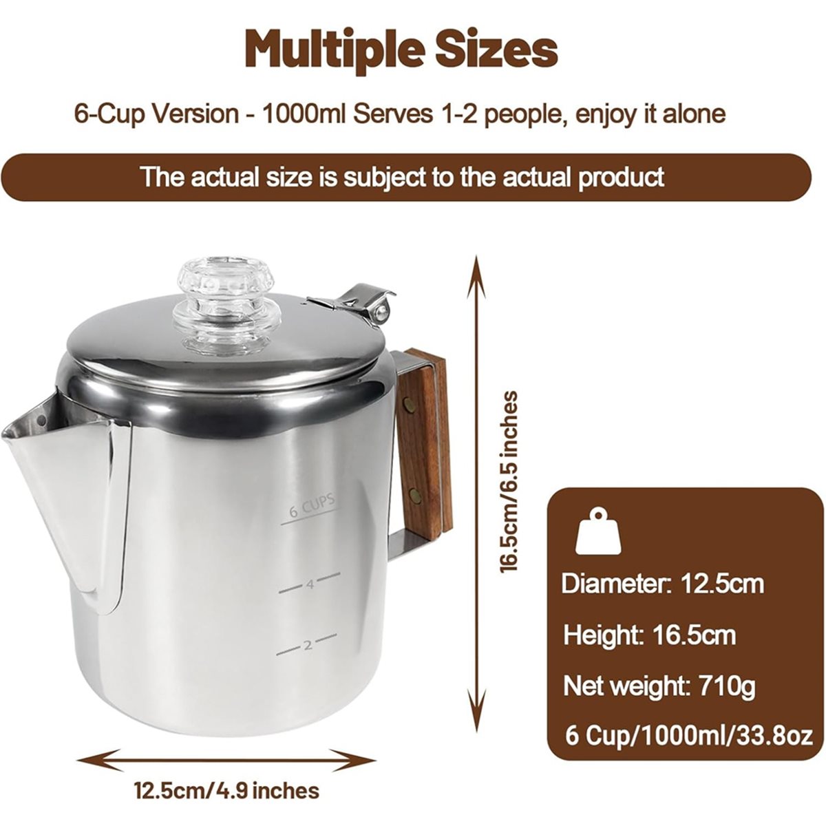 6 Cup Percolator 304 Stainless – обзор и цена Camp Percolator Coffee
