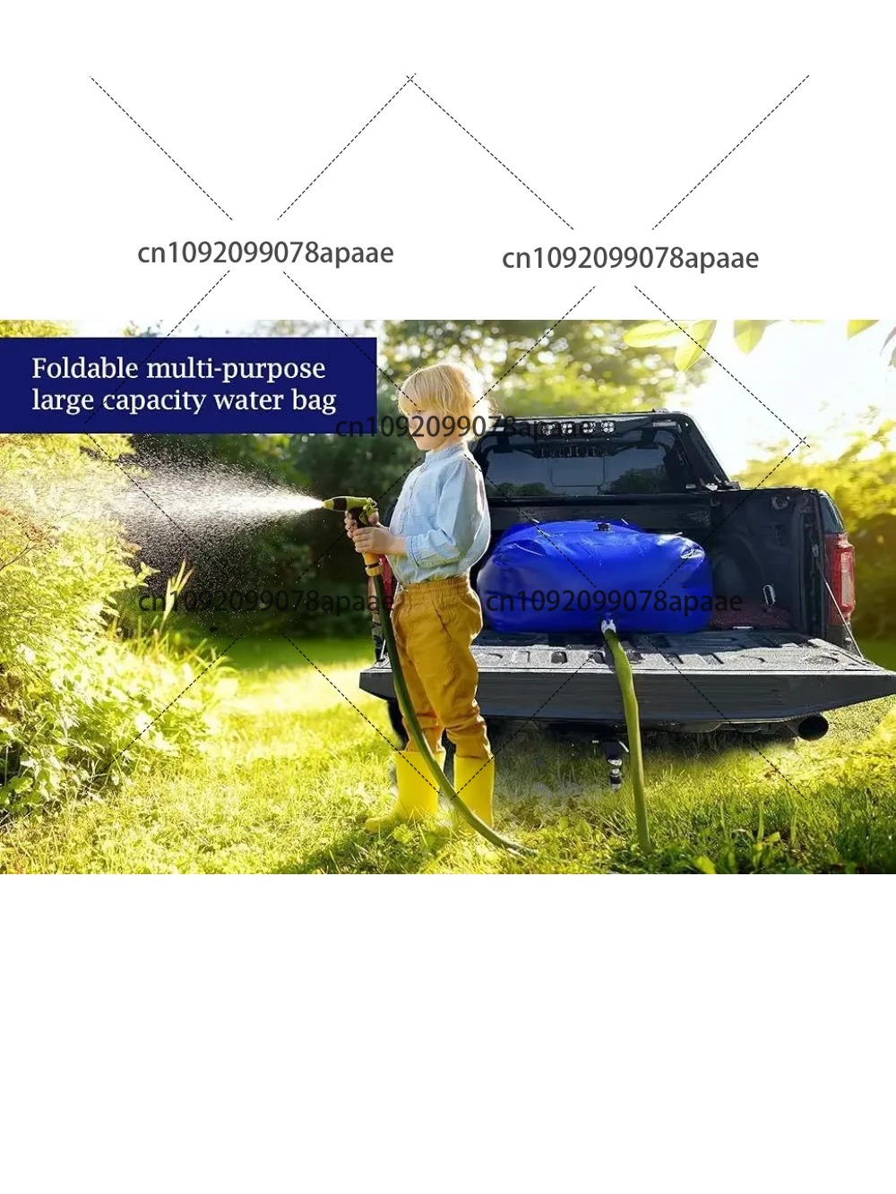110L PVC Water Storage Bag, Po – обзор и цена Outdoor Camping Water Tank