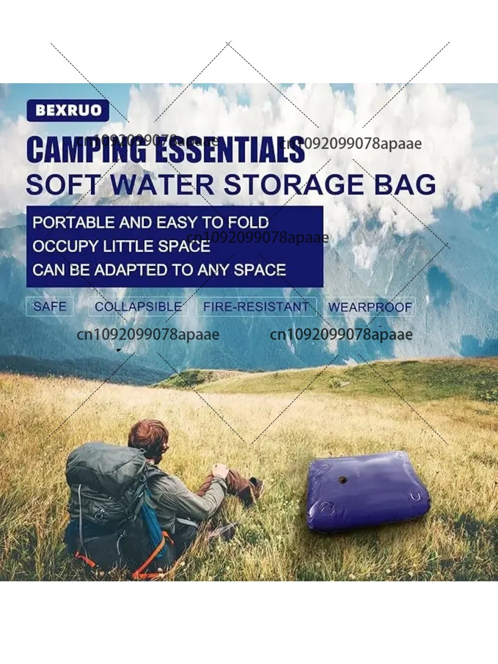 110L PVC Water Storage Bag, Po – обзор и цена Outdoor Camping Water Tank