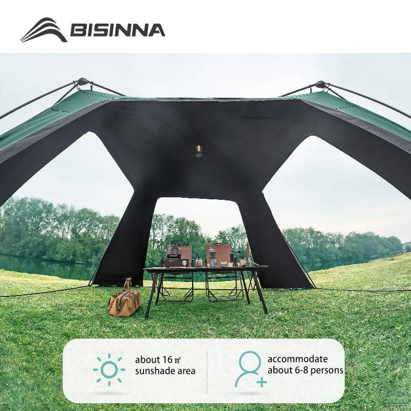 BISINNA 6-8 Persons One-touch  – обзор и цена Outdoor Camping Automatic Quick Opening Tent