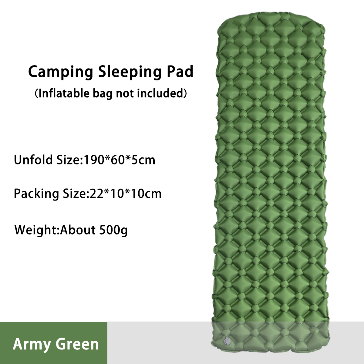 Camping Inflatable Mattress in – обзор и цена Outdoor Camping Mattress