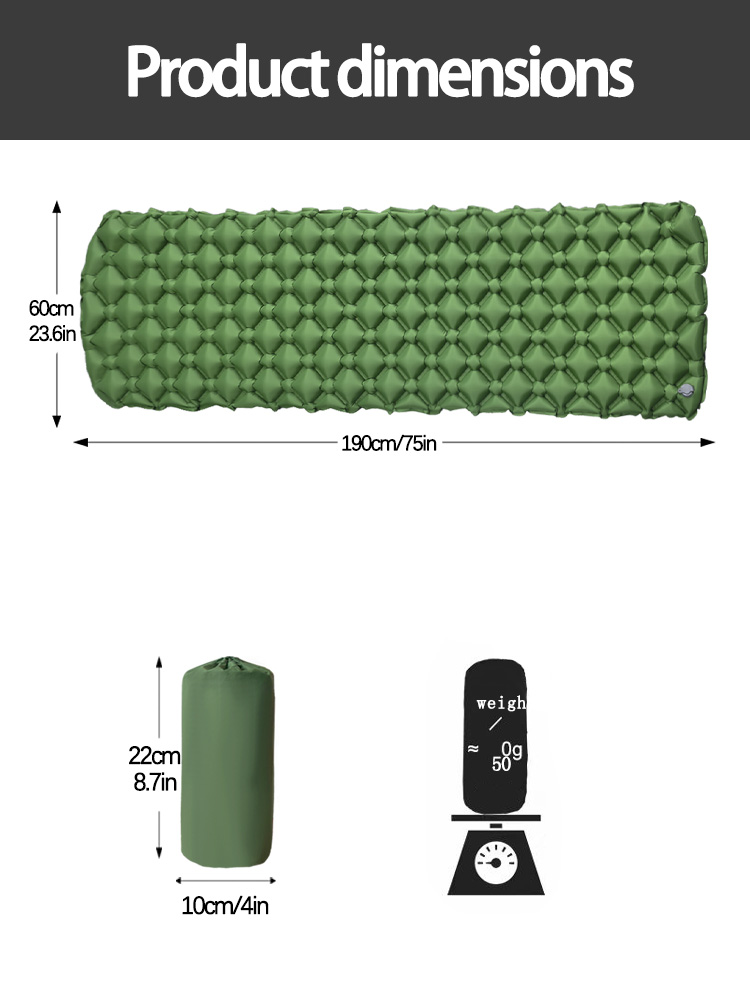 Camping Inflatable Mattress in – обзор и цена Outdoor Camping Mattress
