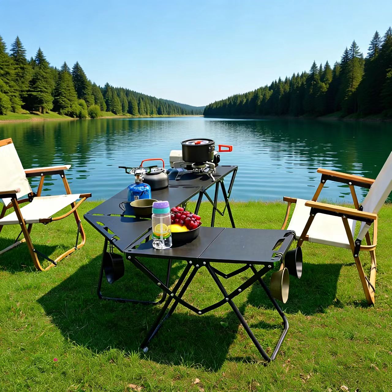 Portable Lightweight Quick-Set – обзор и цена Outdoor Camping Kitchen Setup